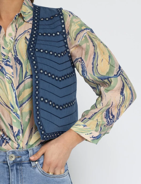 Gilet Mimi Blauw