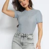 Glitter body Belle Lichtblauw