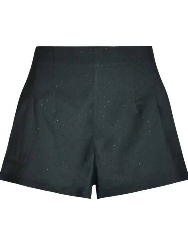 Glitter short Floor Zwart