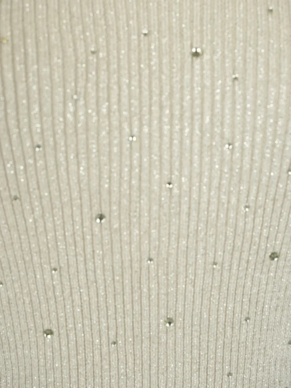 Glitter top Ace Beige