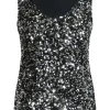 Glitter top Lucey Zilver