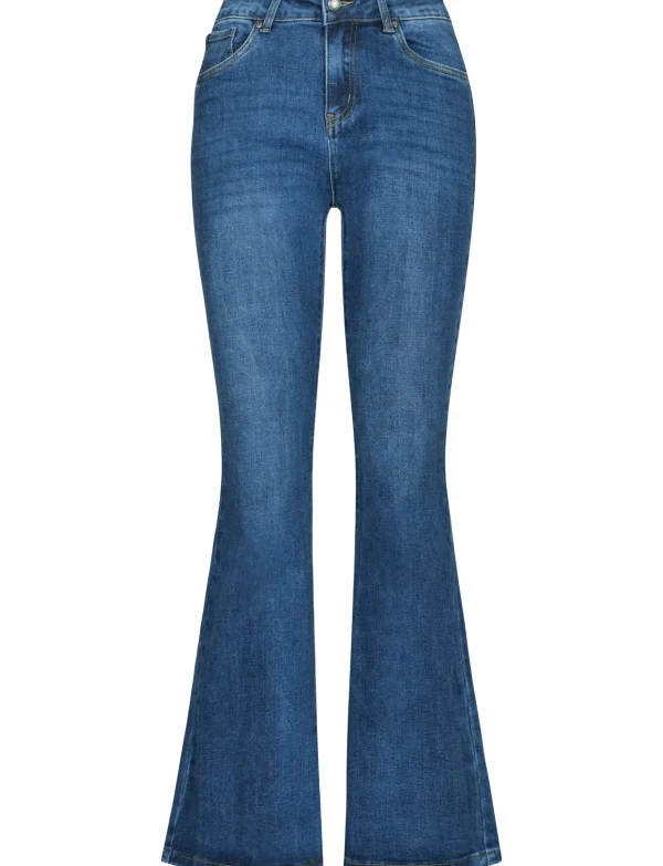 Goodies | Flared jeans DJ2421 Donkerblauw