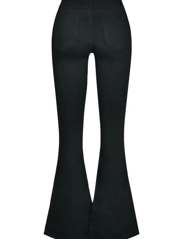 Goodies | Flared jeans DJ2415 Zwart