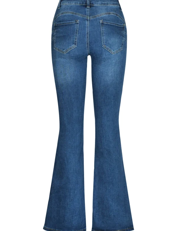 Goodies | Flared jeans DJ2421 Donkerblauw