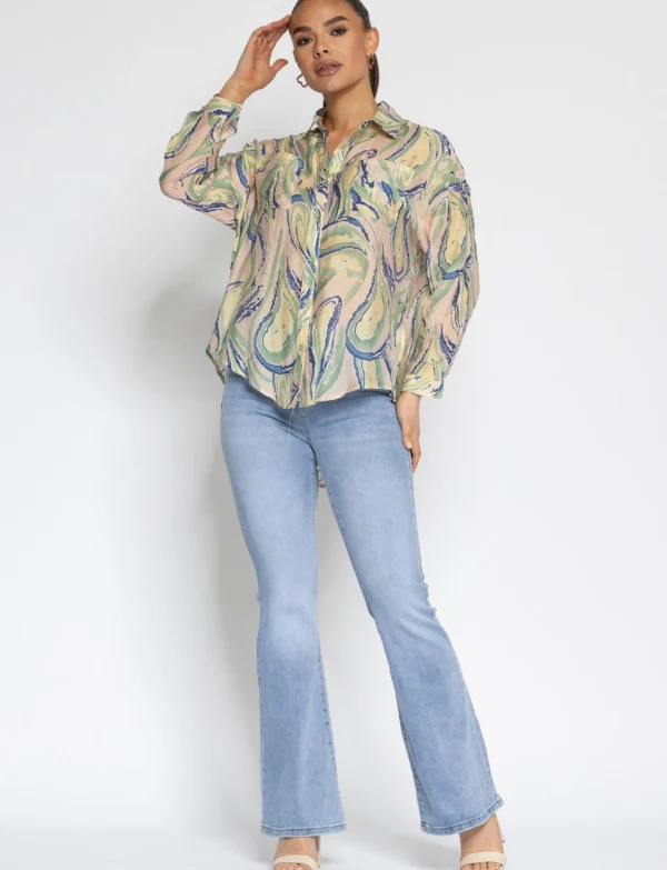 Goodies | Flared jeans Luna Lichtblauw