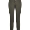 Goodies | Skinny jeans Q818 Donkerbruin