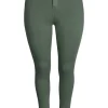 Goodies | Skinny jeans Q628 Donkergroen