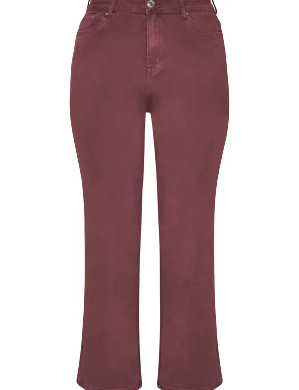 Goodies | Wide leg jeans DJ2497-98 Bordeaux