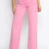 Goodies | Wide leg jeans DJ2497-98 Lichtroze