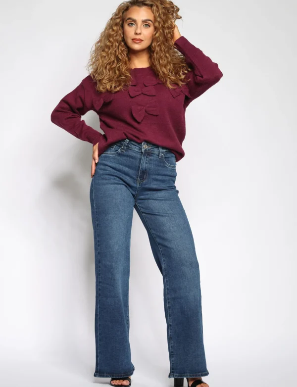 Goodies | Wide leg jeans DJ2535 Blauw