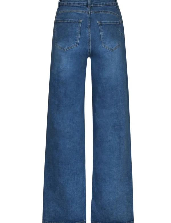 Goodies | Wide leg jeans DJ2517 Donkerblauw
