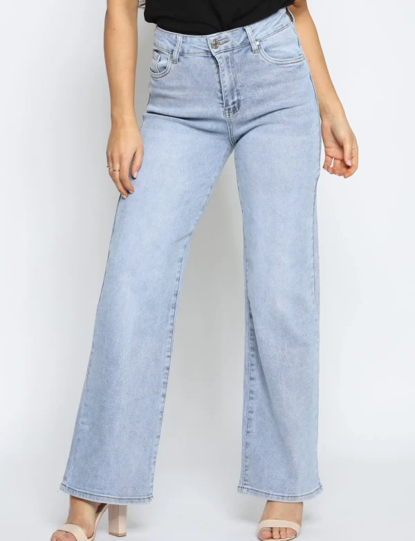 Goodies | Wide leg jeans DJ2452 Blauw