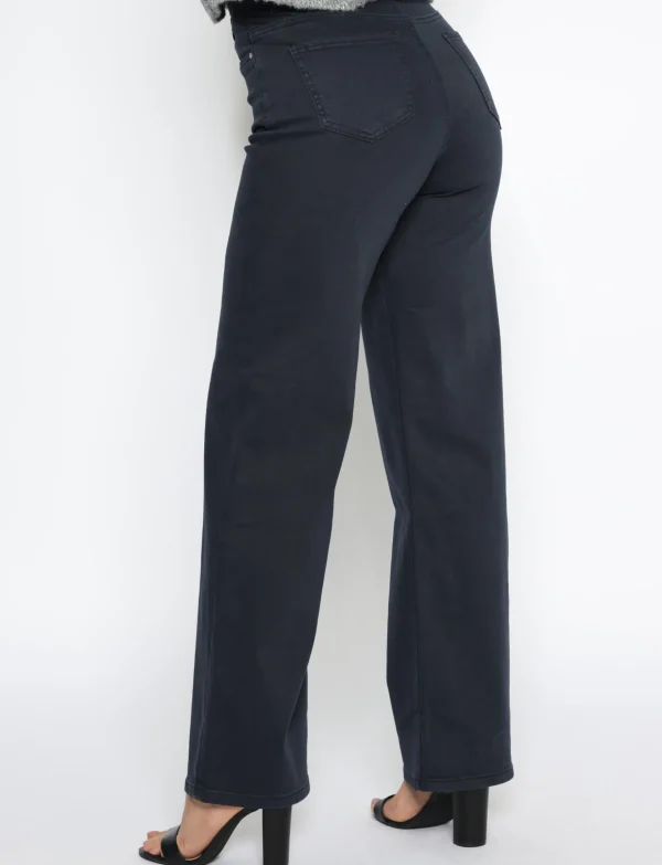 Goodies | Wide leg jeans DJ2497-98 Donkerblauw