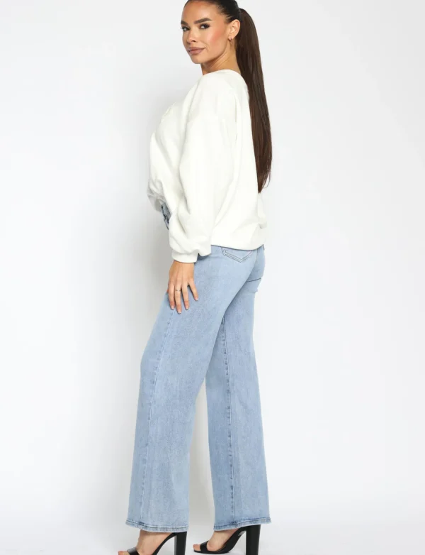Goodies | Wide leg jeans DJ2600 Blauw