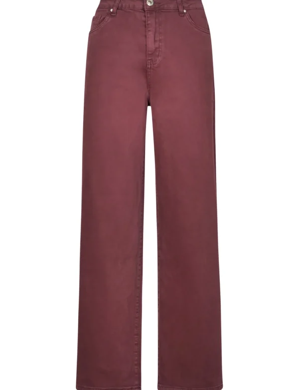 Goodies | Wide leg jeans DJ2405 Bordeaux