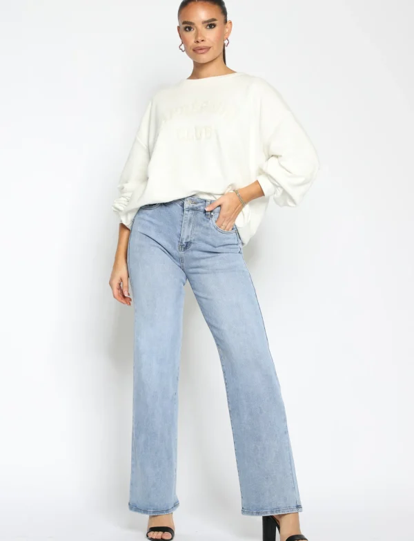 Goodies | Wide leg jeans DJ2600 Blauw