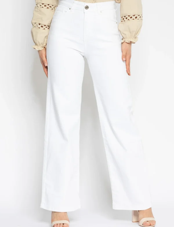 Goodies | Wide leg jeans Es Wit