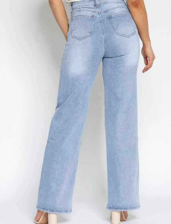 Goodies | Wide leg jeans Joey Lichtblauw