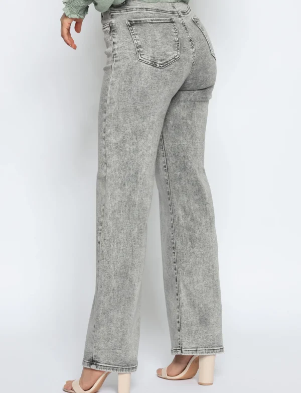 Goodies | Wide leg jeans Jade Grijs