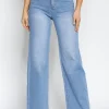Goodies | Wide leg jeans Sara Blauw