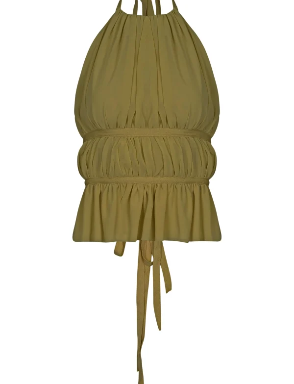 Haltertop Lucy Groen