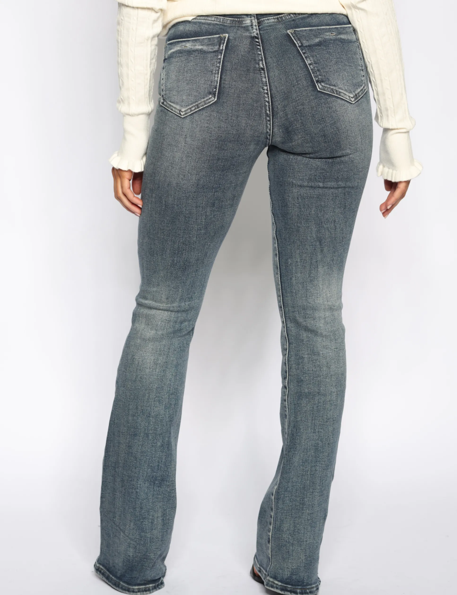 hello_miss__flared_jeans__2.webp Hello Miss | Flared jeans HM6636-7 Blauw