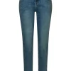 Hello Miss | Mom jeans HM5294-4 Donkerblauw