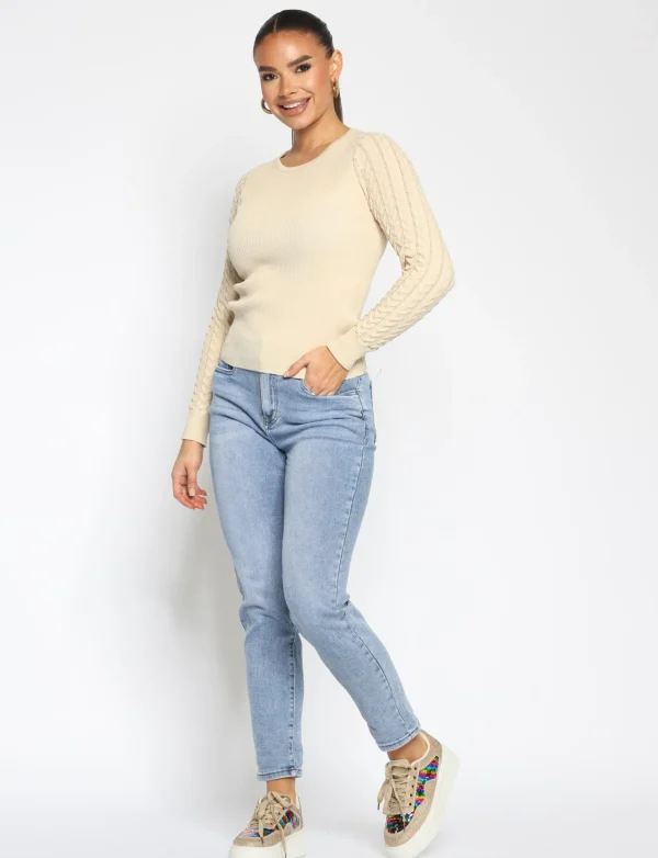 Hello Miss | Mom jeans HM306-1 Blauw
