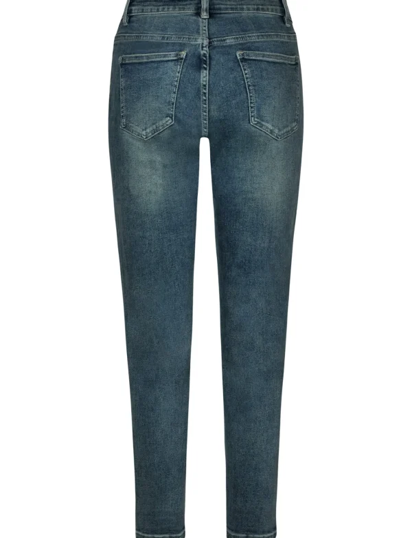 Hello Miss | Mom jeans HM6653-1 Donkerblauw