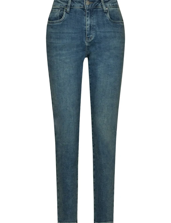 Hello Miss | Mom jeans HM5294-3 Donkerblauw
