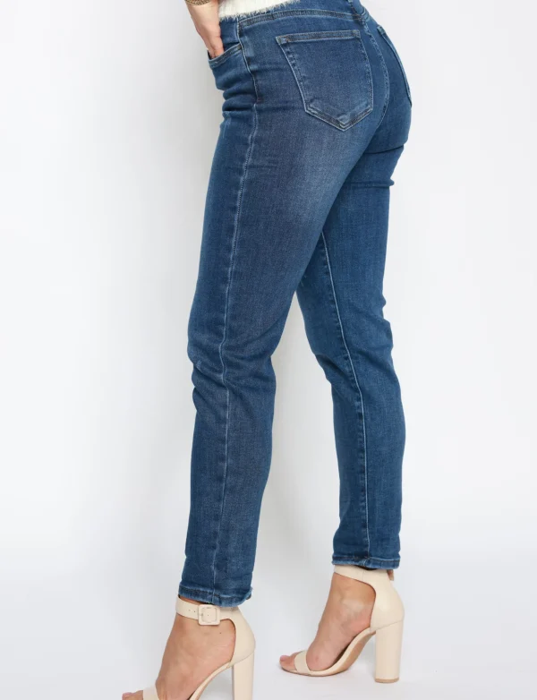 Hello Miss | Mom jeans HM5296 Blauw