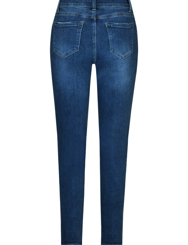 Hello Miss | Mom jeans HM5303 Donkerblauw