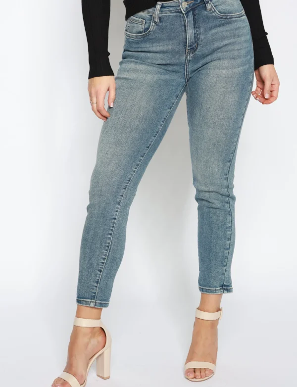 Hello Miss | Regular jeans HM303-2 Blauw