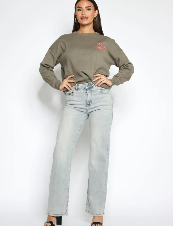 Hello Miss | Regular jeans HM5324-2 Blauw