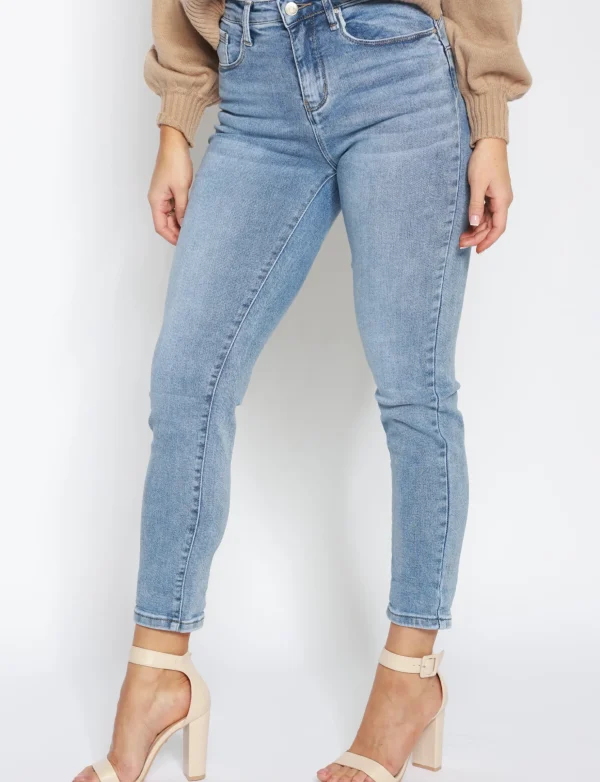 Hello Miss | Regular jeans HM302-1 Blauw