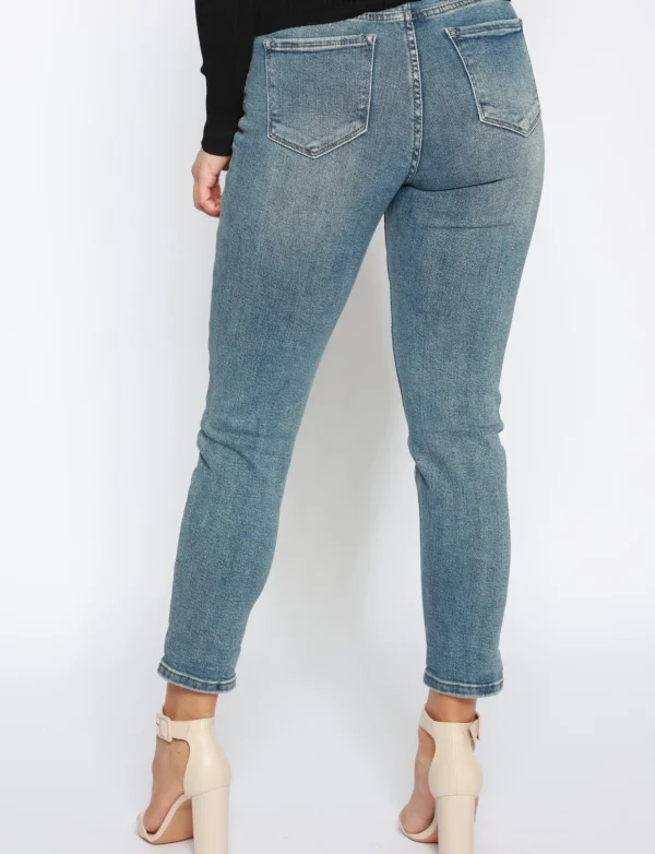 Hello Miss | Regular jeans HM303-2 Blauw