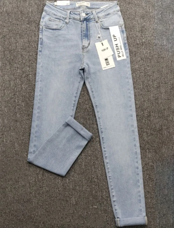Hello Miss | Skinny jeans HM5321-2 Blauw