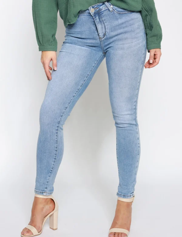 Hello Miss | Skinny jeans HM5322-1 Blauw