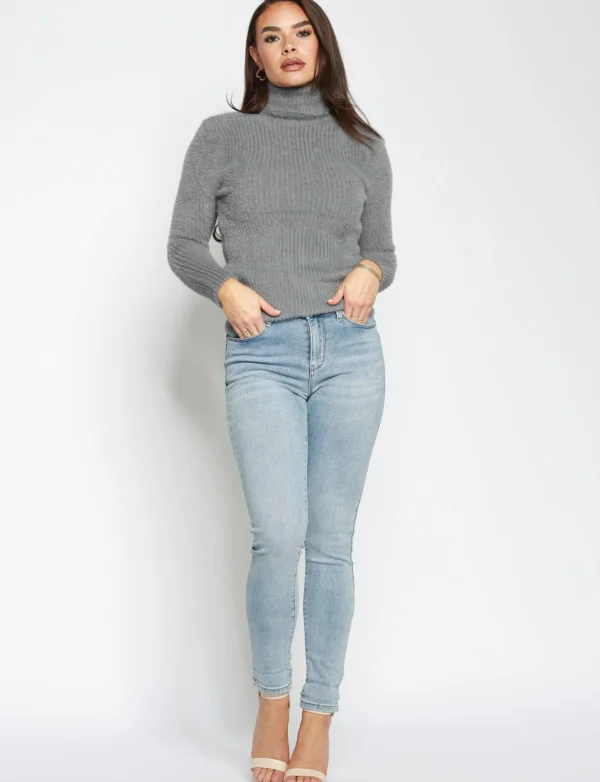 Hello Miss | Skinny jeans HM5322-3 Blauw