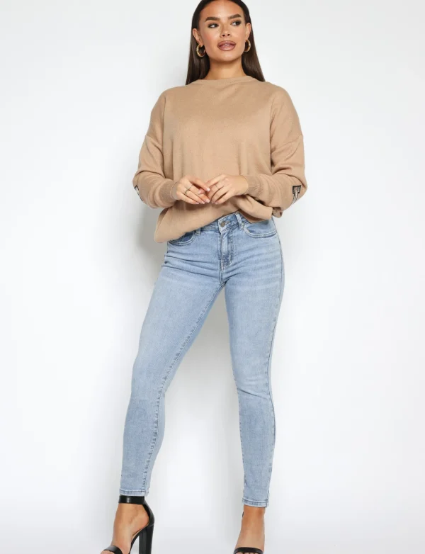 Hello Miss | Skinny jeans HM5317-1 Blauw