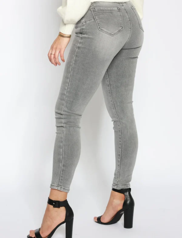 Hello Miss | Skinny jeans HM5321-3 Grijs