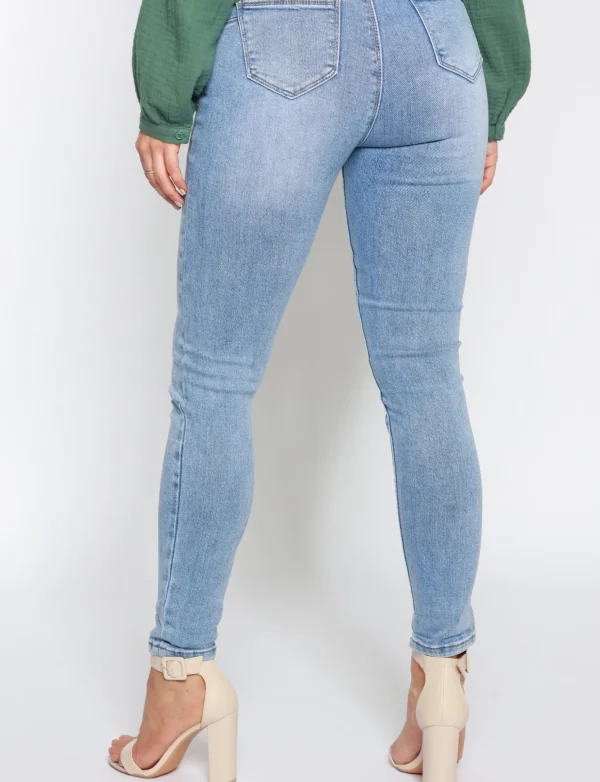 Hello Miss | Skinny jeans HM5322-1 Blauw