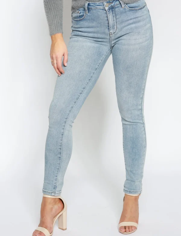 Hello Miss | Skinny jeans HM5322-3 Blauw