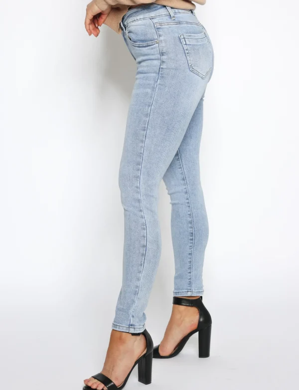Hello Miss | Skinny jeans HM5317-1 Blauw