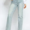 Hello Miss | Straight jeans H6702-2 Blauw