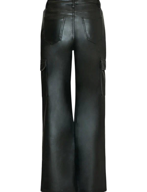 Hello Miss | Wide leg, cargo jeans HM006-1 Zwart