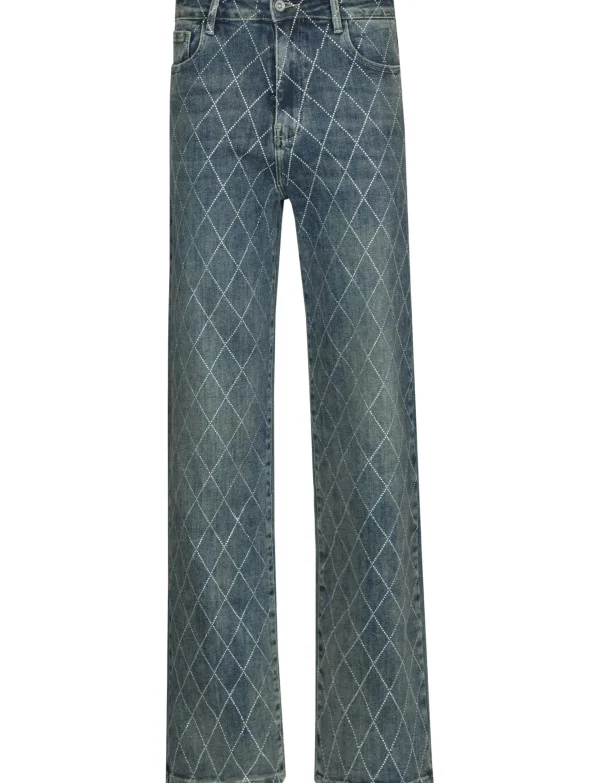 Hello Miss | Wide leg jeans HM6723-2 Blauw