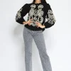 Hello Miss | Wide leg jeans H655-3 Grijs