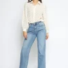 Hello Miss | Wide leg jeans HM5292 Blauw