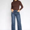 Hello Miss | Wide leg jeans H806-3 Blauw